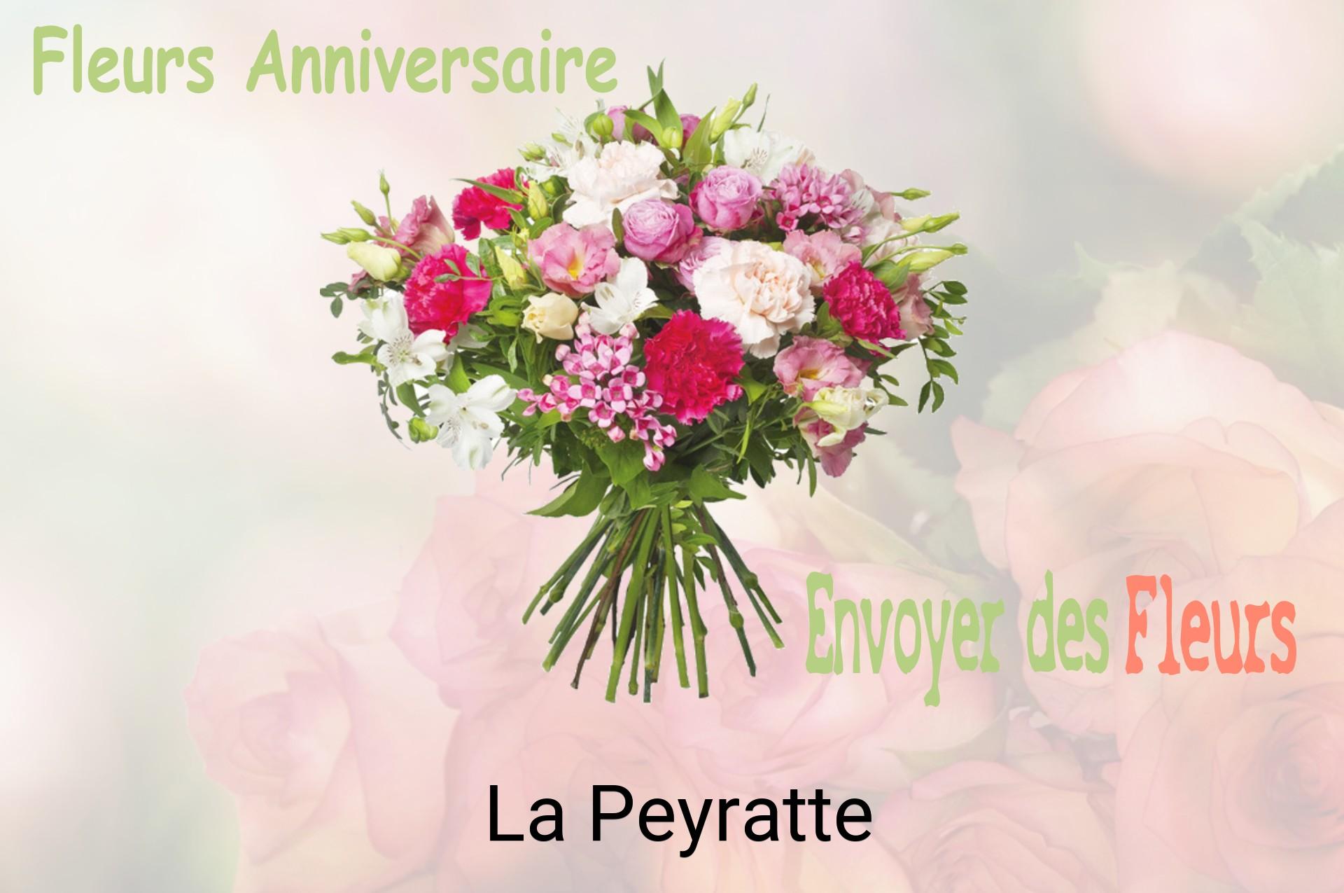 Bouquet de fleurs d’anniversaire livré à La Peyratte