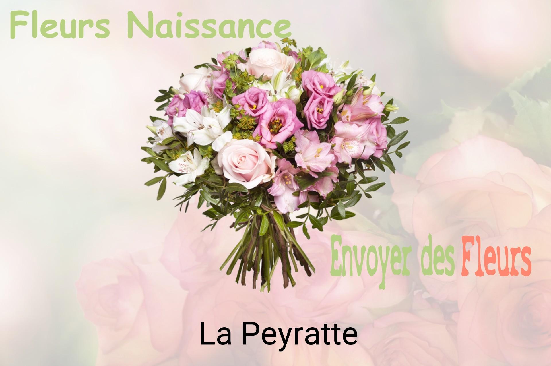 Bouquet de fleurs de naissance livré à La Peyratte