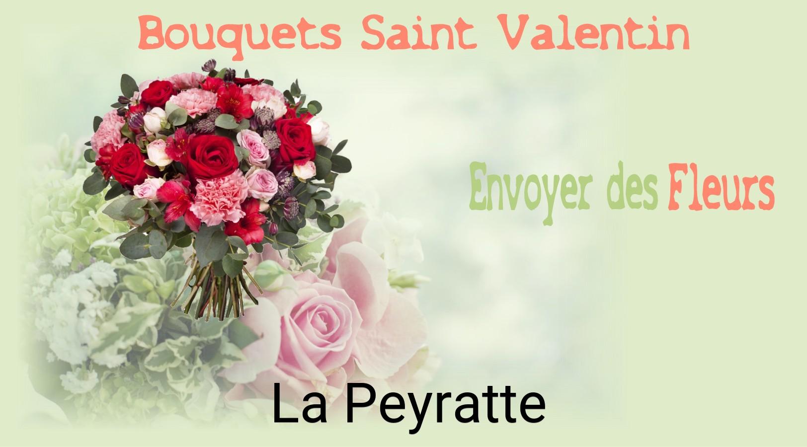 Roses de Saint-Valentin livrées à La Peyratte